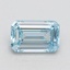 1.02 Ct. Fancy Intense Blue Emerald Lab Grown Diamond