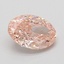 1.03 Ct. Fancy Vivid Pink Oval Lab Grown Diamond