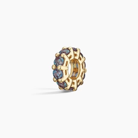 Lab Alexandrite Rondelle Charm