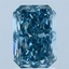 2.53 Ct. Fancy Vivid Blue Radiant Lab Grown Diamond
