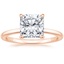 14K Rose Gold Vita Diamond Ring, smalltop view