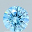 1.05 Ct. Fancy Vivid Blue Round Lab Grown Diamond