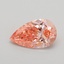 0.70 Ct. Fancy Vivid Pink Pear Lab Grown Diamond