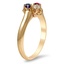 The Kanny Ring, smalltop view on a hand