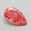 1.19 Ct. Fancy Vivid  Pink Pear Lab Grown Diamond