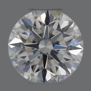 Round diamond — real photo