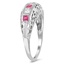 The Kalli Ring, smalltop view on a hand