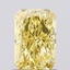 1.17 Ct. Fancy Vivid Yellow Radiant Lab Grown Diamond