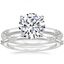 18K White Gold Alula Diamond Ring with Petra Diamond Ring
