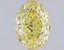 1.06 Ct. Fancy Vivid Yellow Yellow Oval Lab Grown Diamond