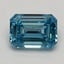1.06 Ct. Fancy Vivid Blue Emerald Lab Grown Diamond
