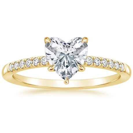 18K Yellow Gold Petite Viviana Diamond Bridal Set (1/4 ct. tw.)