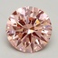 2.00 Ct. Fancy Intense Pink Round Lab Grown Diamond