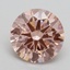 2.70 Ct. Fancy Intense Pink Round Lab Grown Diamond