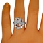 The Yana Ring, smalltop view on a hand