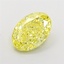 3.52 Ct. Fancy Intense Yellow Oval Lab Grown Diamond