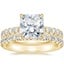 18K Yellow Gold Olympia Diamond Ring with Luxe Sienna Diamond Ring (5/8 ct. tw.)
