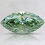 1.06 Ct. Fancy Vivid Pacific Green Marquise Lab Grown Diamond, smalltop view