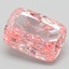 5.01 Ct. Fancy Vivid  Pink Cushion Lab Grown Diamond