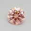 0.68 Ct. Fancy Intense Pink Round Lab Grown Diamond