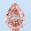 2.03 Ct. Fancy Vivid Pink Pear Lab Grown Diamond