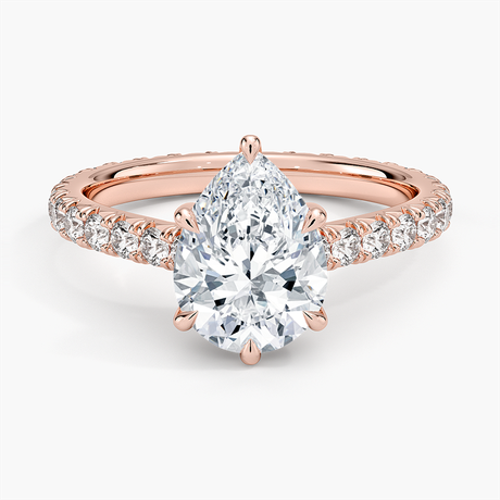 14K Rose Gold Sienna Eternity Diamond Ring