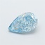 1.32 Ct. Fancy Vivid Blue Pear Lab Grown Diamond