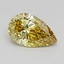 0.98 Ct. Fancy Intense  Yellow Pear Lab Grown Diamond