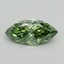 1.01 Ct. Fancy Vivid Green Marquise Lab Grown Diamond