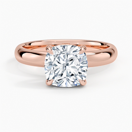 14K Rose Gold Audrey Perfect Fit 3mm Solitaire Ring