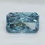 2.08 Ct. Fancy Vivid Malibu Blue Radiant Lab Grown Diamond