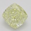 1.04 Ct. Fancy Light Yellow Cushion Diamond