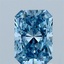 1.51 Ct. Fancy Vivid Blue Radiant Lab Grown Diamond