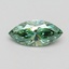 1.00 Ct. Fancy Vivid Green Marquise Lab Grown Diamond