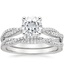 18KW Moissanite Petite Luxe Twisted Vine Bridal Set (1/2 ct. tw.), smalltop view