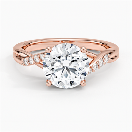 14K Rose Gold Chamise Diamond Ring (1/15 ct. tw.)
