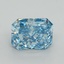 9.01 Ct. Fancy Vivid Blue Radiant Lab Grown Diamond
