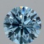 2.44 Ct. Fancy Vivid Blue Round Lab Grown Diamond
