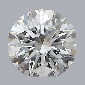 Round diamond — real photo