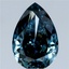 4.05 Ct. Fancy Deep Greenish Blue Pear Lab Grown Diamond