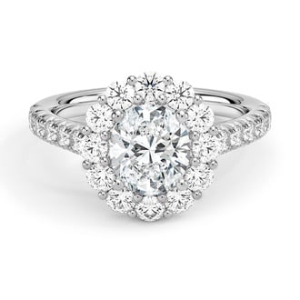 Custom Luxe Lotus Flower Diamond Ring