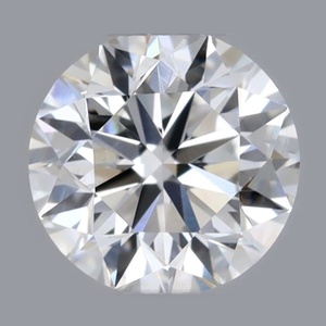 Round diamond — real photo