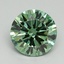 3.02 Ct. Fancy Vivid Pacific Green Round Lab Grown Diamond