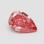 0.56 Ct. Fancy Vivid Pink Pear Lab Grown Diamond