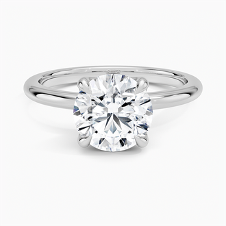 18K White Gold 1.8mm Elodie Ring