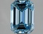 1.96 Ct. Fancy Intense Blue Emerald Lab Grown Diamond