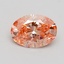 1.34 Ct. Fancy Intense Pink Oval Lab Grown Diamond