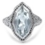 Edwardian Aquamarine Cocktail Ring