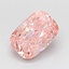 1.04 Ct. Fancy Intense  Pink Cushion Lab Grown Diamond