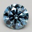 1.97 Ct. Fancy Intense Blue Round Lab Grown Diamond